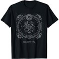 thumbnail image 1 of Scorpio Astrological Zodiac Sign Scorpian T-Shirt Black Medium, 1 of 4