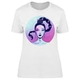thumbnail image 1 of Scorpio Beautiful Girl Face T-Shirt Women -Image by Shutterstock, Female Medium, 1 of 2