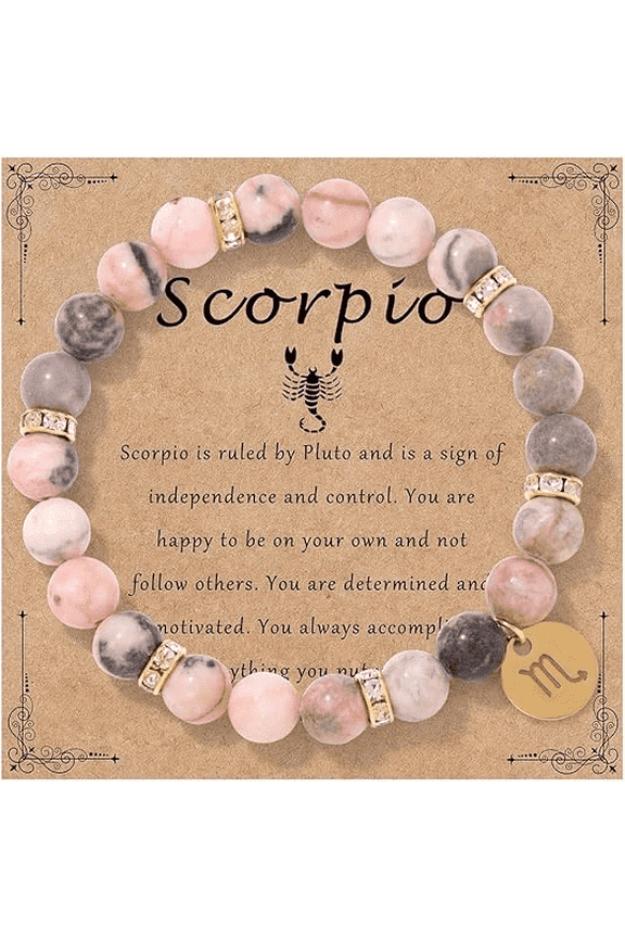 Scorpio Bracelet Bracelet for Scorpio 12 Zodiac Signs Bracelet Fashion Items Fine Gifts for Friends and Family