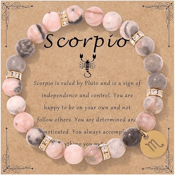 Scorpio Bracelet Bracelet for Scorpio 12 Zodiac Signs Bracelet Fashion Items Fine Gifts for Friends and Family