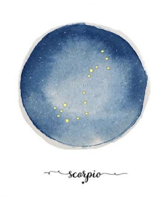 Scorpio Canvas Art - Amy Cummings (24 x 30)