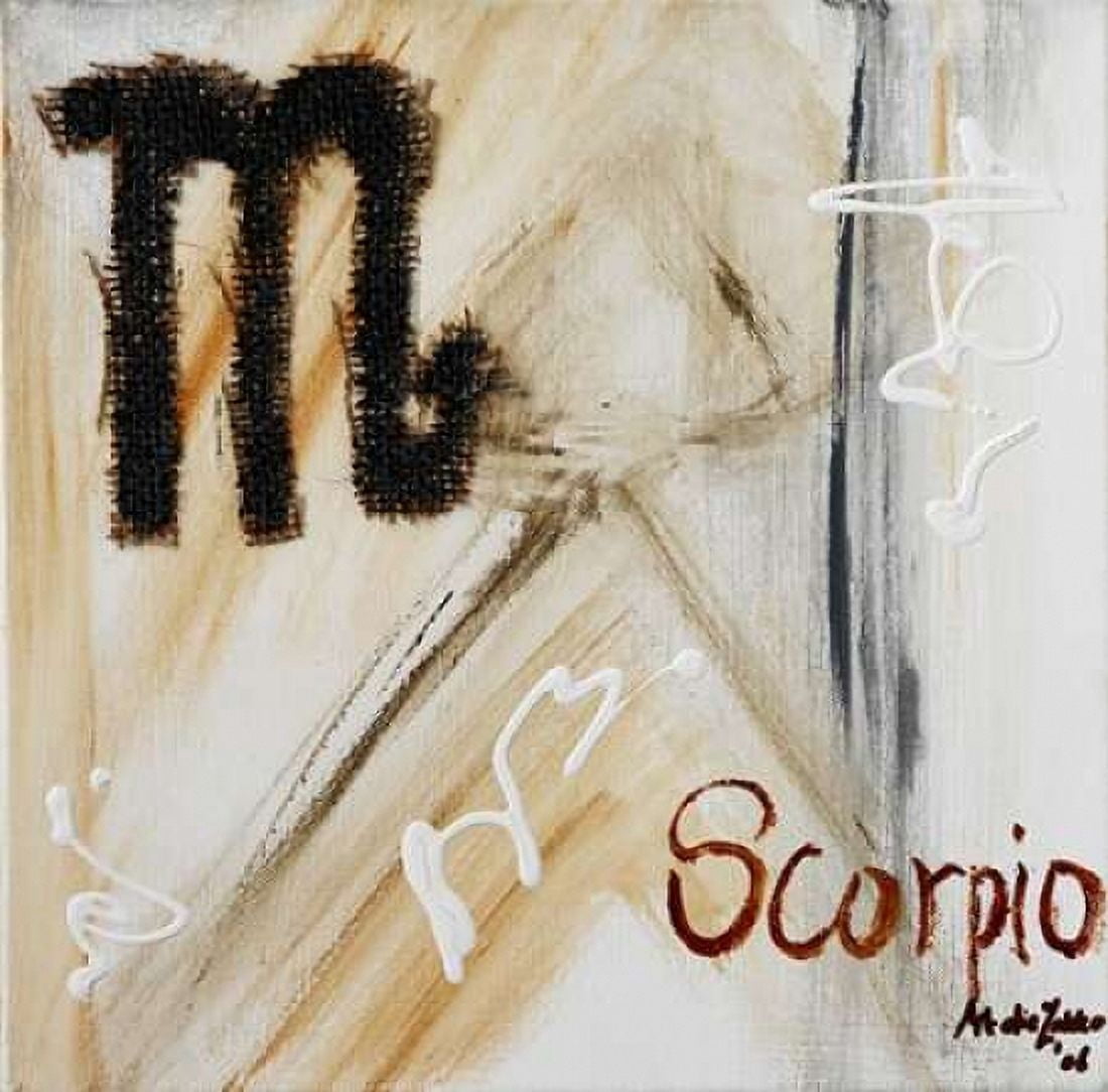 Scorpio Canvas Art - Art die Zakko (24 x 24)