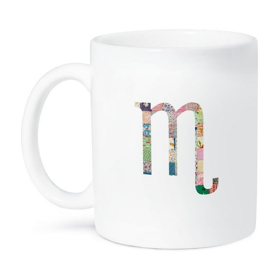 3dRose, Scorpio colorful girly symbol - pastel scorpion horoscope zodiac sign, 15oz Mug