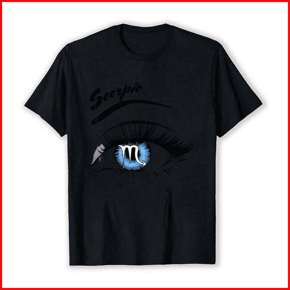 Scorpio Eyelashes Zodiac Sign Horoscope Lashes Artist Unisex T-Shirt, up to Size 5XL