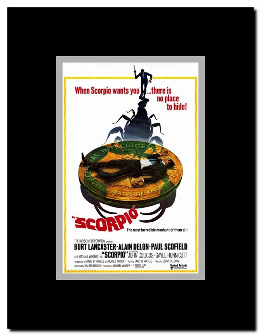 Scorpio Framed Movie Poster