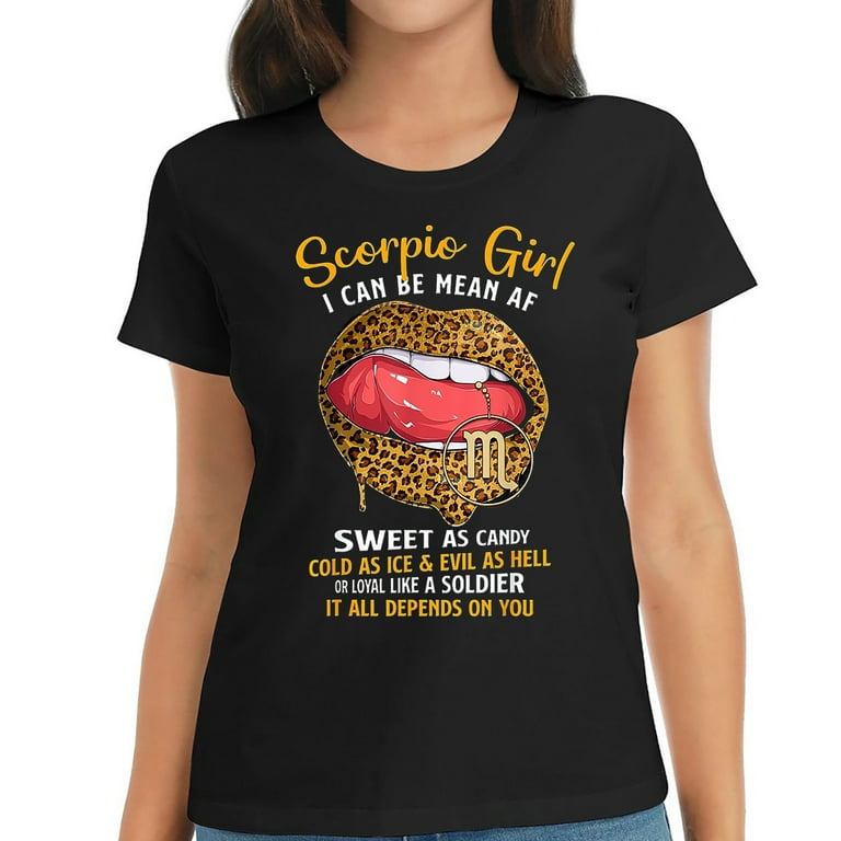 scorpio girl t shirt
