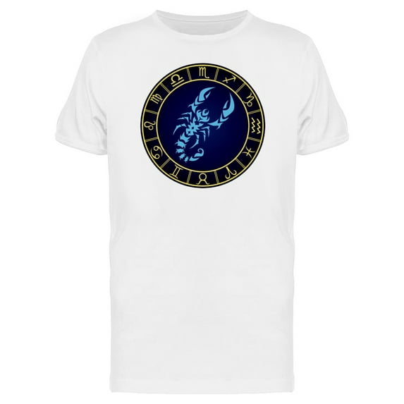 Scorpio Inside Golden Frame T-Shirt Men -Image by Shutterstock, Male 4X-Large