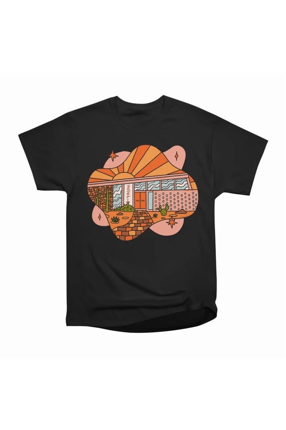 Scorpio Mid Century House T-Shirt Tee Gift For Him Merch For Her Apparel For Friend