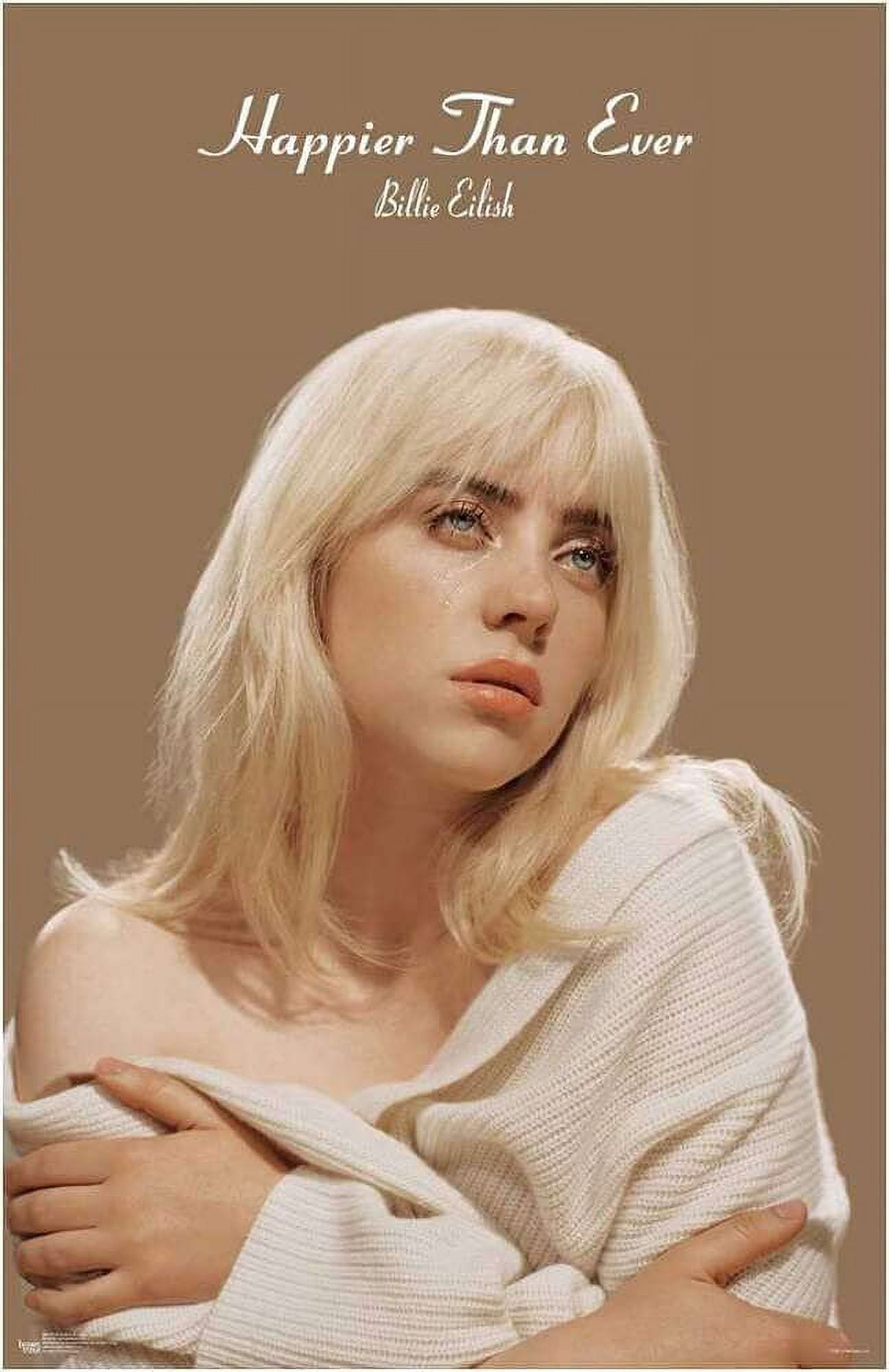 Billie Eilish Poster Bundle - 24x36 Inches | 3 Officially Licensed Posters (Red, Photo, When We All Fall Asleep) | Music Room Decor, Teen Bedroom Wall Art