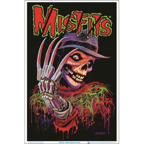 Scorpio Posters Misfits Nightmare Fiend 23” x 35” Poster