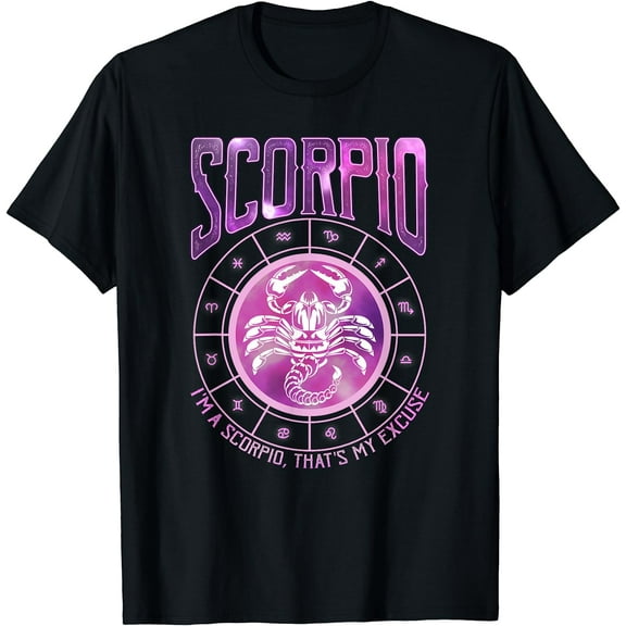 Scorpio Scorpion Zodiac Sign Funny Astrology Horoscope Gift T-Shirt