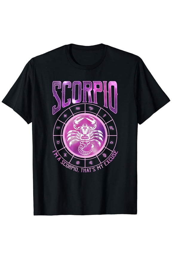 Scorpio Scorpion Zodiac Sign Funny Astrology Horoscope Gift T-Shirt