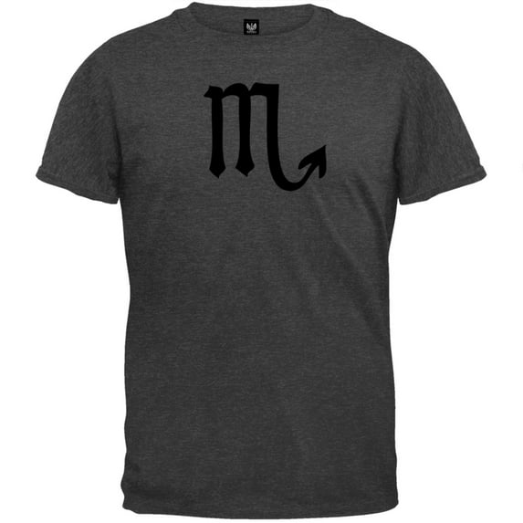 Scorpio Symbol Dark Heather T-Shirt - Medium