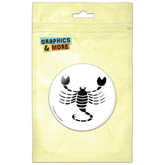 Scorpio The Scorpion Zodiac Horoscope Pinback Button Pin Badge
