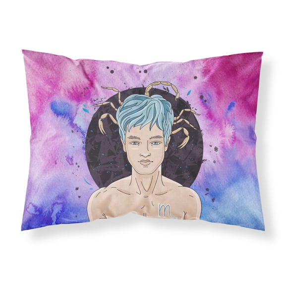 Scorpio Zodiac Sign Fabric Standard Pillowcase