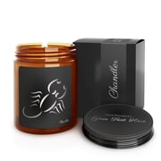 Scorpio Zodiac Sign - Scented Soy Candle - Personalized Birthday Gift