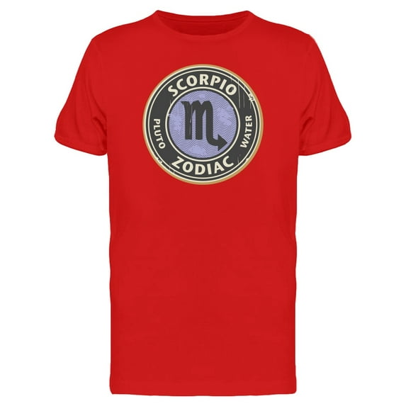 Scorpio Zodiac Symbol Tee Men's -Image by Shutterstock