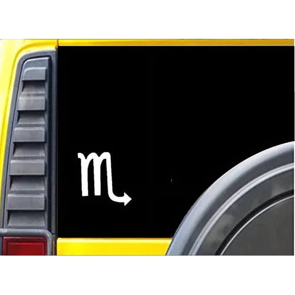 Scorpio decal *J702* Meditation horoscope symbol 6" Sticker