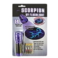 thumbnail image 1 of Scorpion 14 LED Black/Purple LED UV Flashlight AAA Battery, 1 of 1