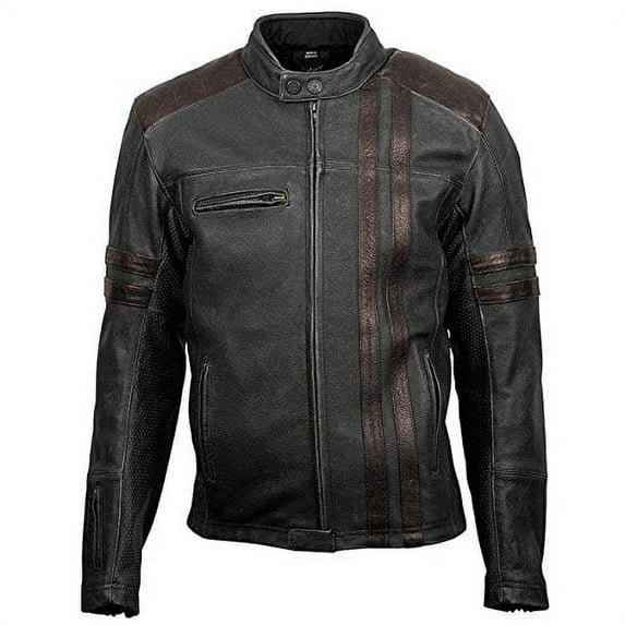Scorpion 1909 Leather Jacket Black/Brown XL