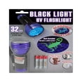 thumbnail image 1 of Scorpion 32 LED Black/Purple LED UV Flashlight AAA Battery, 1 of 2