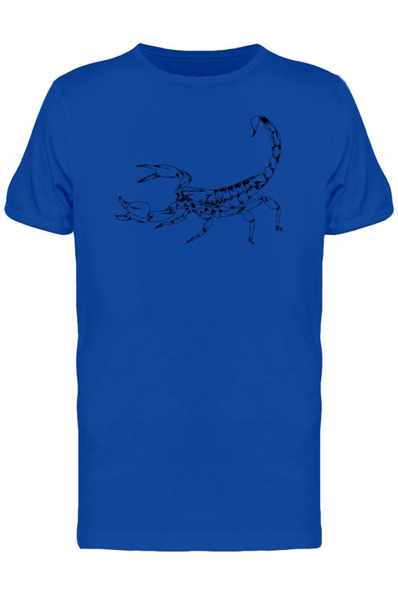 Scorpion Attack Pose Sketch Tee Men's -Image by Shutterstock