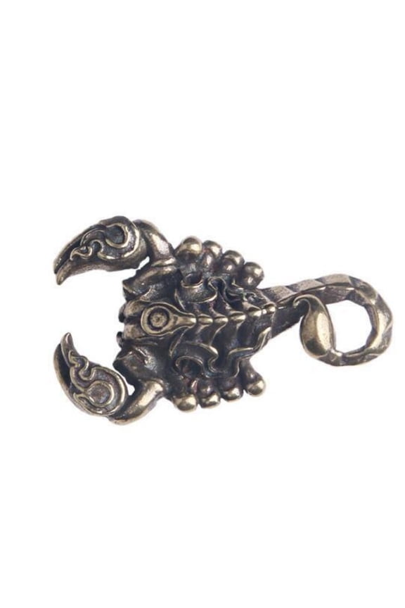 Scorpion Brass Keychain Creative Pendant Bronze Ware