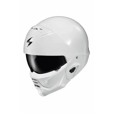 Scorpion Covert 2 Open Face Motorcycle Helmet Gloss White MD