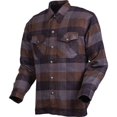 thumbnail image 1 of Scorpion Covert Moto Mens Long Sleeve Button Flannel Shirt Black/Brown/Gray 4XL, 1 of 3