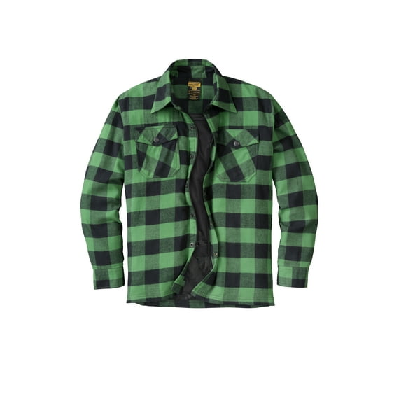Scorpion Covert Moto Mens Long Sleeve Button Flannel Shirt Green/Black XXL
