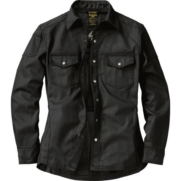 Scorpion Covert Wax Womens Motorcycle Riding Shirt Black XS