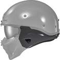 thumbnail image 1 of Scorpion Covert X Rear Neck Cover Cement Gray for Helmet Sizes SM-MD, 1 of 1