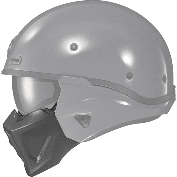 Scorpion Covert X Helmet Replacement Face Mask Cement Gray