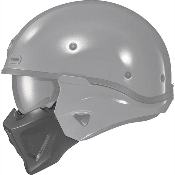 Scorpion Covert X Helmet Replacement Face Mask Cement Gray