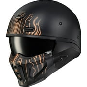 Scorpion Covert X Tribe 3 in 1 Motorcycle Helmet Black/Copper LG
