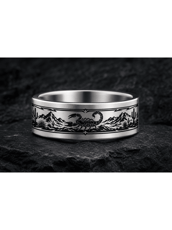 Scorpion Desert Profile Ring - 11