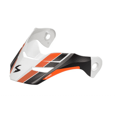 Scorpion EXO-AT960 Hicks Helmet Visor/Peak White/Orange