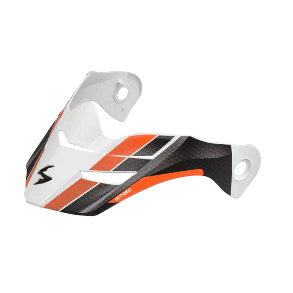 Scorpion Visor/Peak for EXO-AT960 Hicks Helmet White/Orange