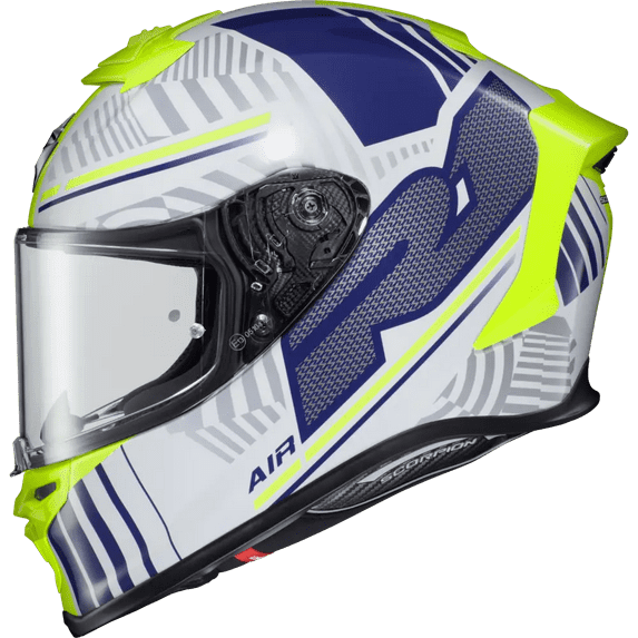 Exo R1 Air Full Face Helmet Juice White/Blue 3x