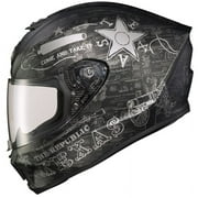 Scorpion EXO-R420 Lone Star Full Face Helmet - Black/Silver