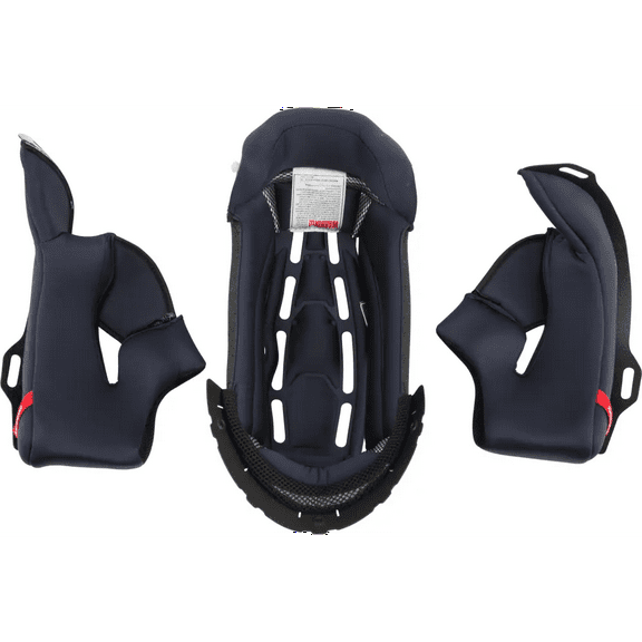 Scorpion EXO-T1200 Helmet Kwikwick II Top Inner Liner & Cheekpad Set Blue SM