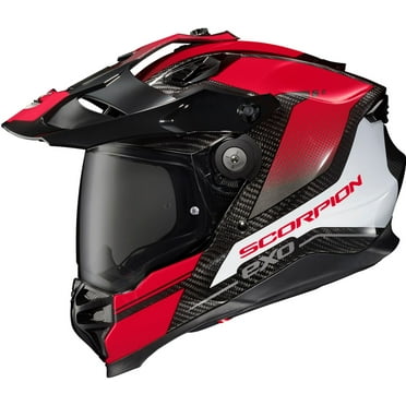 Scorpion EXO-XT9000 Carbon Trailhead Dual Sport Helmet Dark Red XL