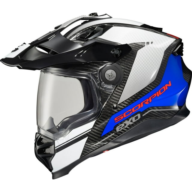 Scorpion EXO-XT9000 Carbon Trailhead Dual Sport Helmet White SM
