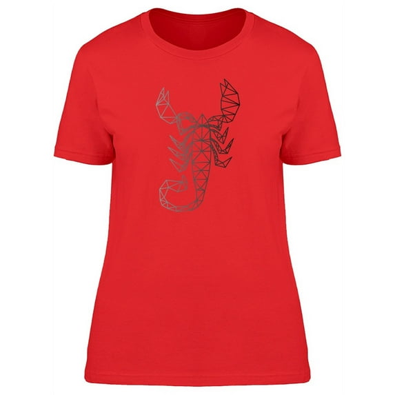 Scorpion Geometric Animal Figure T-Shirt Women -Image by Shutterstock, Female Medium