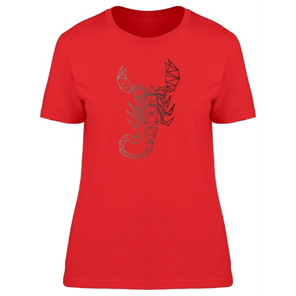 Scorpion Geometric Animal Figure T-Shirt Women -Image by Shutterstock, Female Medium