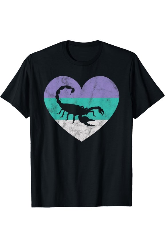 Scorpion Gift Shirt For Women & Girls Retro Cute