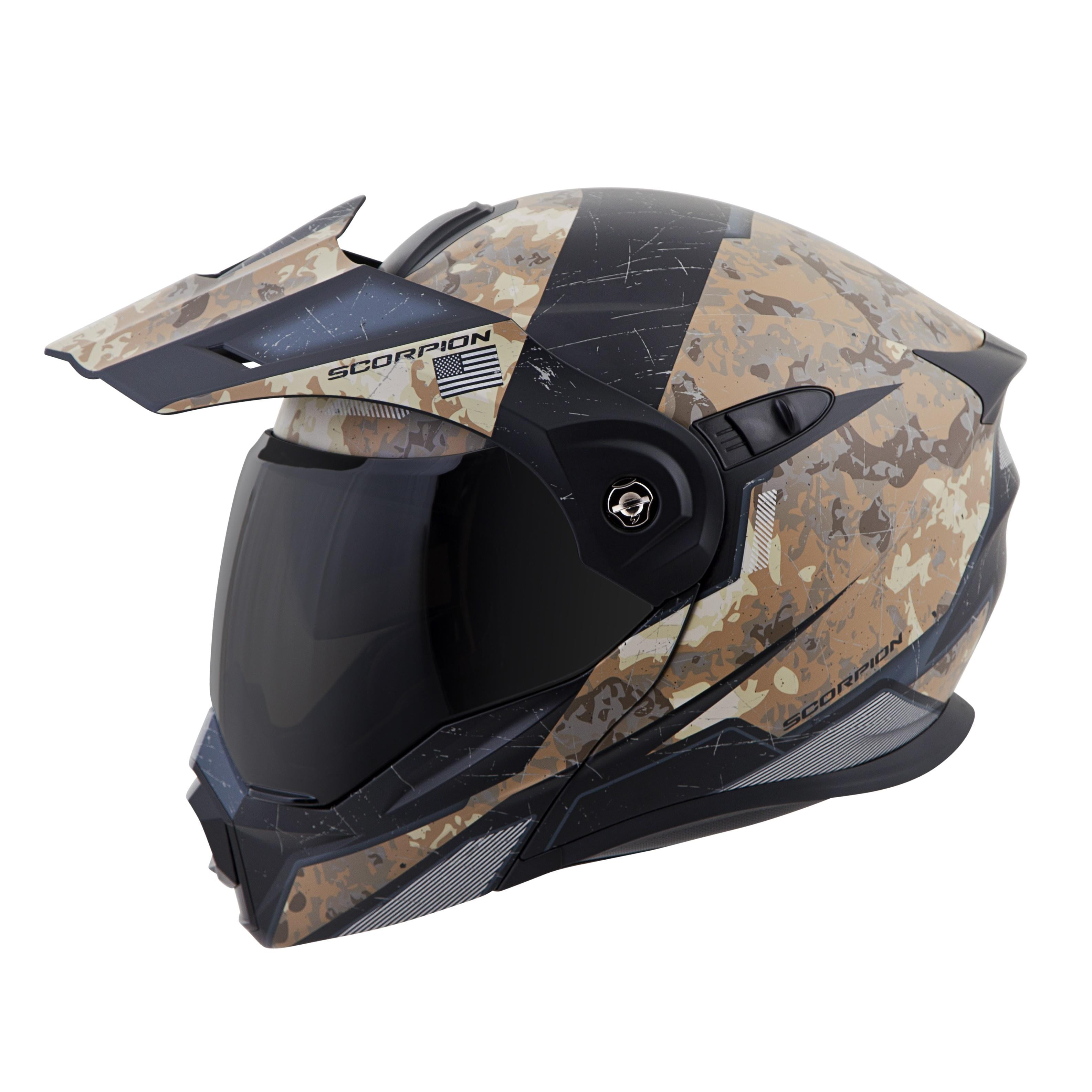 Scorpion EXO-AT950 Battleflage Modular Dual Sport Helmet Tan/Blk - Main Image