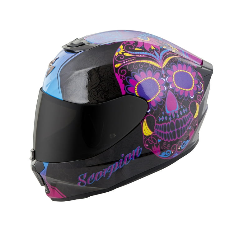 Sugar skull hotsell motorcycle helmet