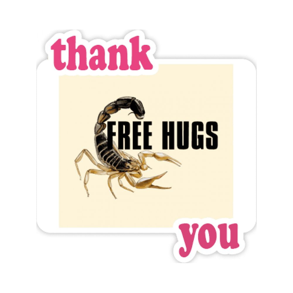 Scorpion Insect Pincers Attack Thank You Stickers Quote Grateful Scorpion Insect Pincers Attack Thank You Stickers Quote Grateful
