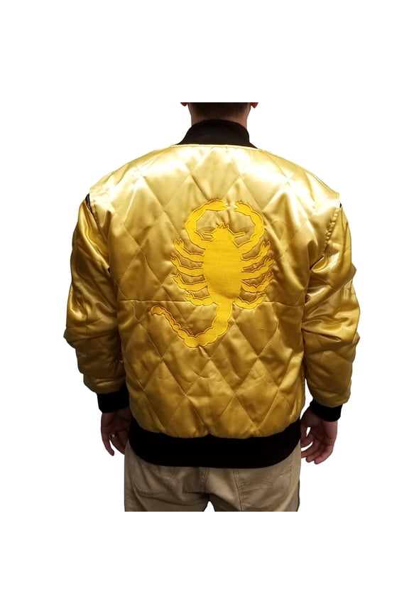 Scorpion Jacket Movie Driver Ryan Gosling Adult Satin Coat Cosplay Costume